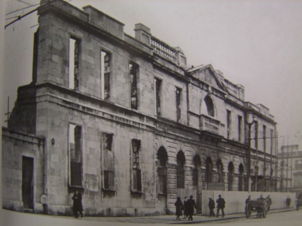 Ruins of the old Cork City Hall